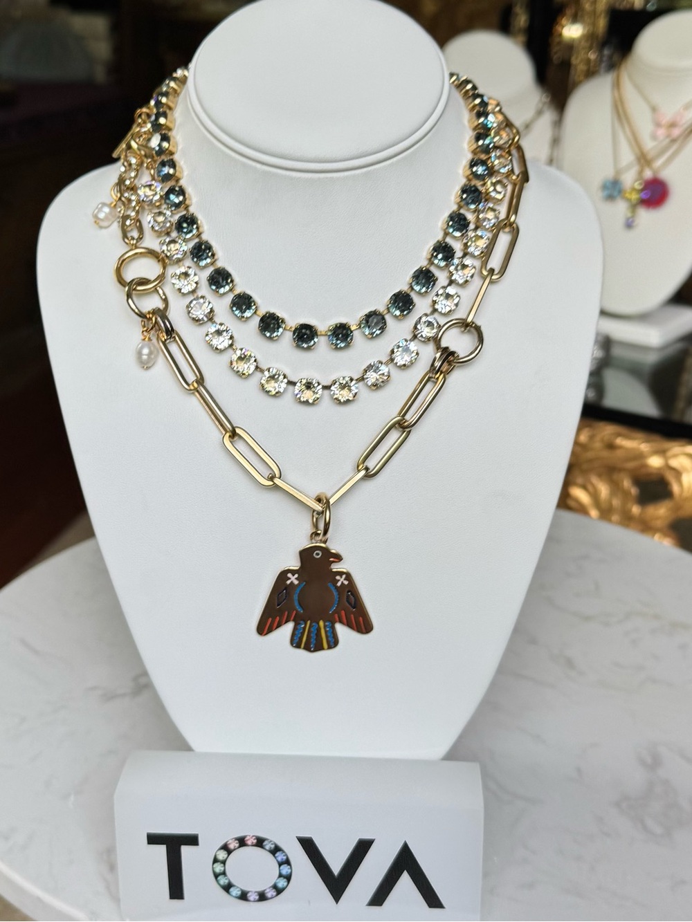 TOVA EXCLUSIVE GUARDIAN 
Bird Necklace